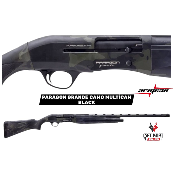 ARMSAN PARAGON GRANDE CAMO MULTICAM BLACK OTOMATİK YİVSİZ AV TÜFEĞİ